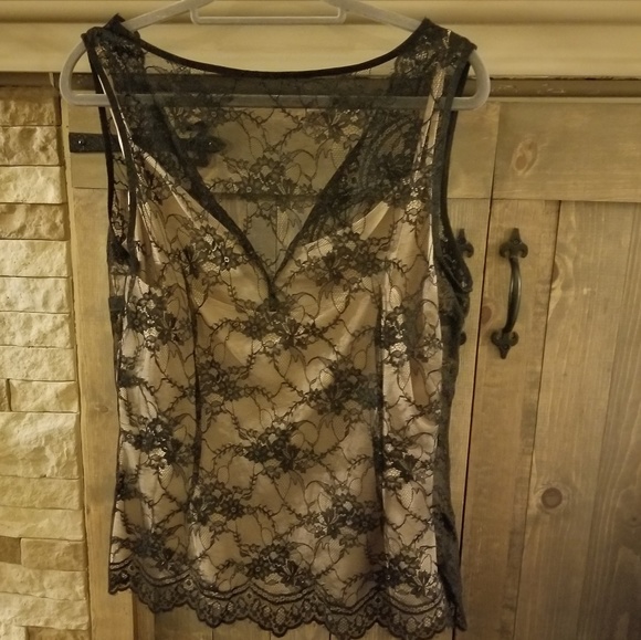 Tops - Black Lace Top